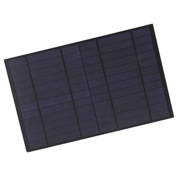 6V 10W Solpanel Polykristallint Kisel 1660mA Solladdningsplatta för Camping Vandring Bergsklättring