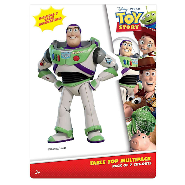 Toy Story Offisiell Bordplate Papputskjæringer Festpakke med 7