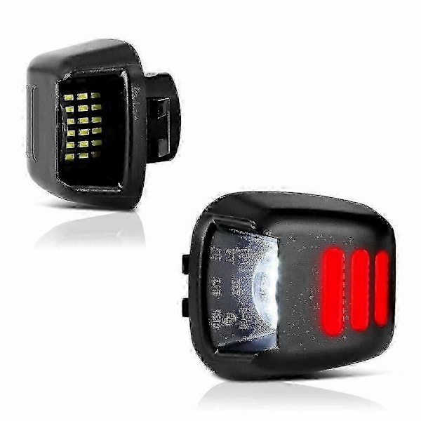 2x LED nummerpladelys til Nissan Navara D40 2004-2018