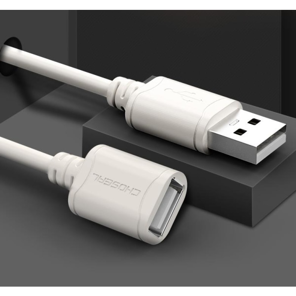 USB-forlængerkabel til computer, 1,5 m forlænget datakabel