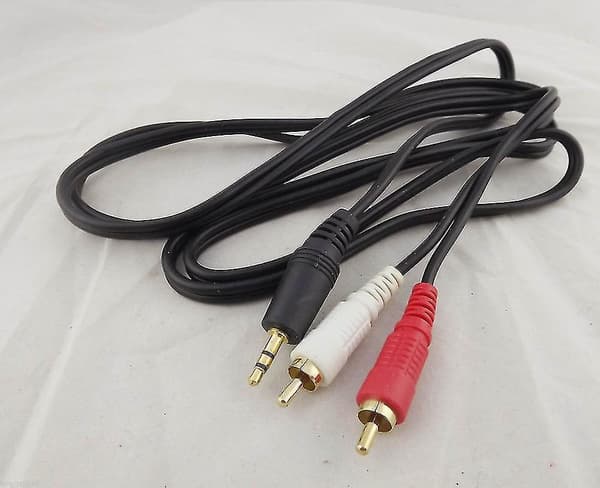 15m 3.5mm Hane Stereo Till 2 Rca Phono Hane Ljud Video A #jlf