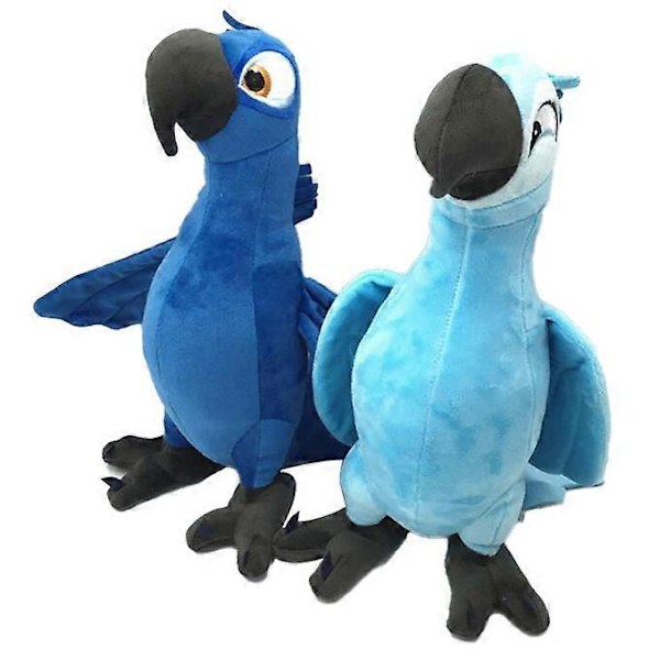 35CM Rio 2 Film Tecknade Mjukdjur, Fågeldockor Julklappar Mörkblå