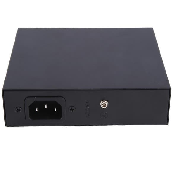 POE Switch 6-port 100 Mbps Switch 4 PoE+2 UpLink for IP-kamera EU-plugg