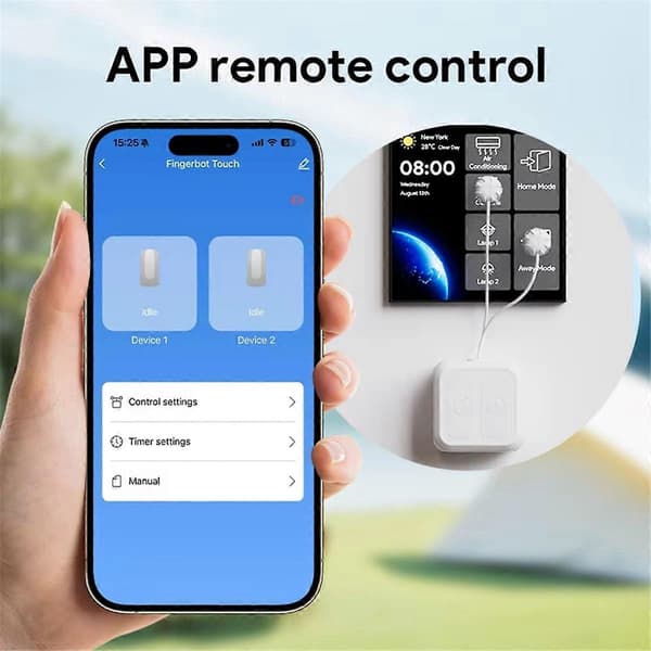 Tuya Fingerbot Pekskärm BLE Trådlös Touch Switch Robot Fjärrkontroll