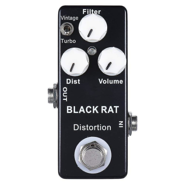 Mosky Black Rat Distortion Mini Guitar Effect Pedal Fgao-jbk