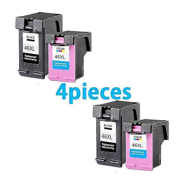 Korkealaatuiset uudet yhteensopivat Hp 46 -mustekasetit Hp 46 Deskjet 2020hc 2025hc 2520hc 2029 2529 4729 -tulostimille, mustekasetti 46:lle