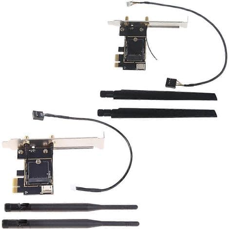 PCIe-yhteensopiva Bluetooth WiFi -korttisovitin M.2 NGFF -liittimelle