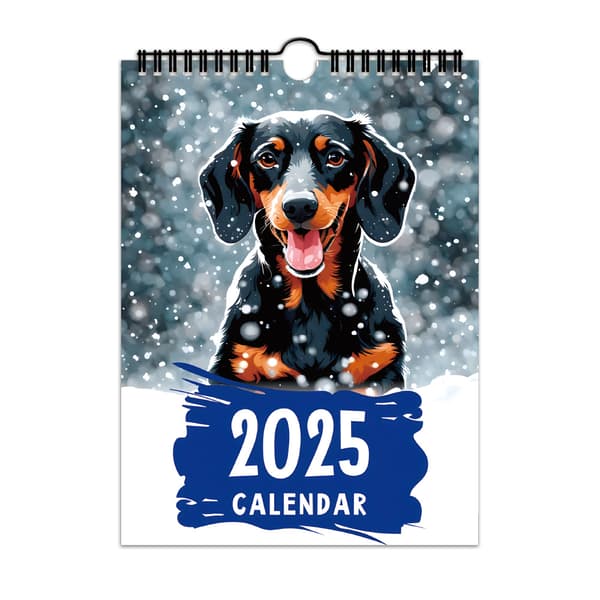 Kalender 2025 Nytårs kalender farve: stil30