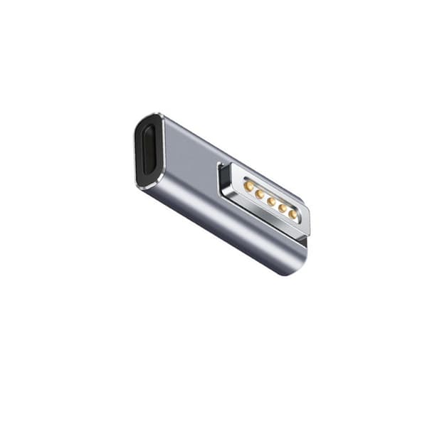 USB-C hunn til MagSafe 2 T-Tip-adapter - omformer i aluminiumslegering for MacBook-lading