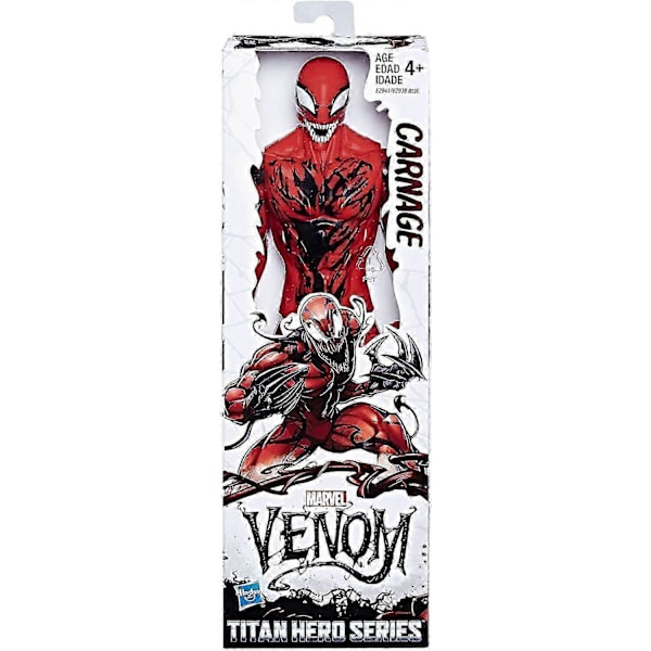 Venom Titan Hero -sarjan Carnage -hahmo - 12 tuuman Carnage -lelu