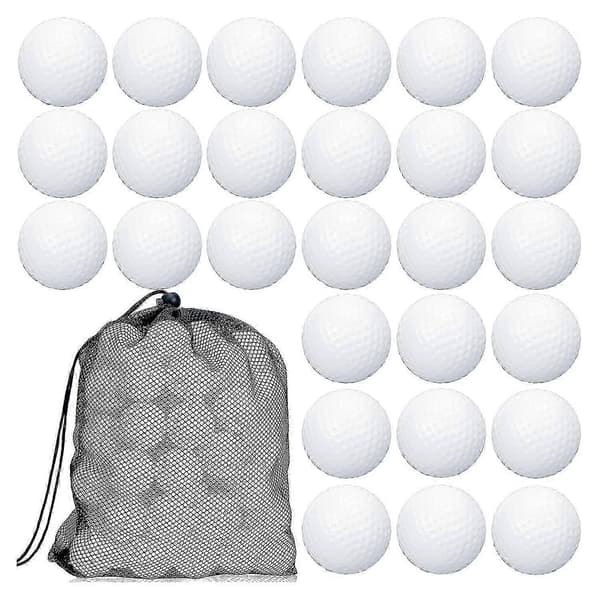 100 st Övningsgolfbollar för nybörjare - Meshväska ingår