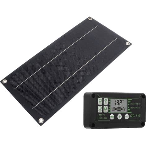 600W 18V Monokristallin Solpanel för Bil, Husbil, Flygplan, Utomhus, Jordbruk och Plantering