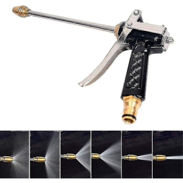 Pressure Washer Lance Garden Hose Spray Gun Metal Nozzle High Pressure Wash Gun 360 Rotating Water(free Shipping)