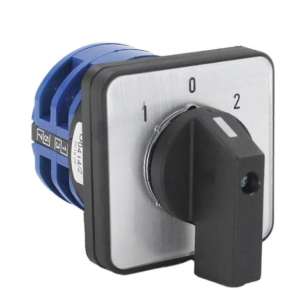 Växelswitch 3 Positioner 8 Terminaler Universal Rotationskamväljare Låsande Brytare