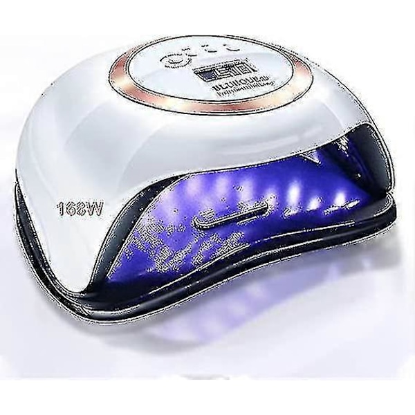 168W UV LED -lamppu Kynsilakan kuivain 4 ajastinasetuksella ja automaattisella sensorilla--(niubi) #YoGu
