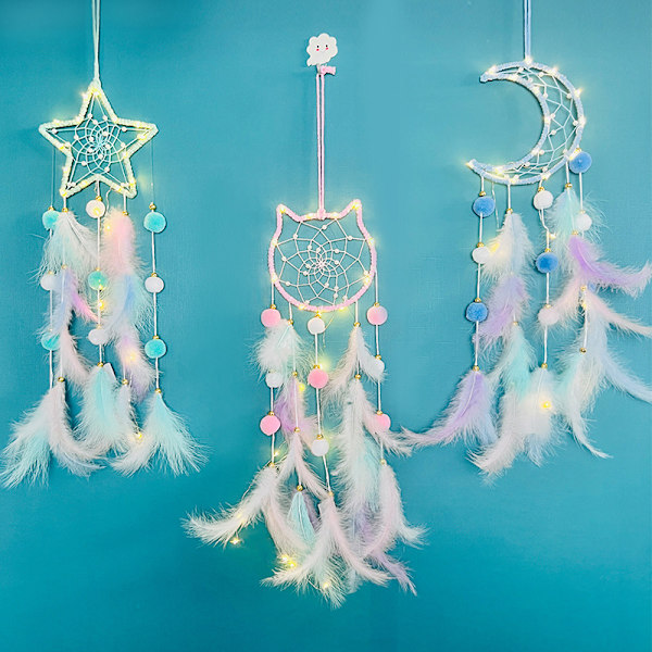 Dream Catcher Wall Decor, Boho Chic Bedroom Decor