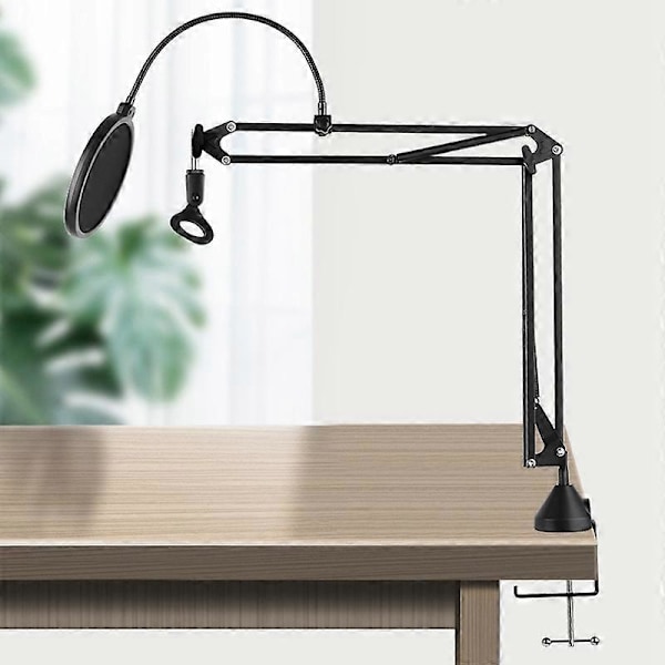 Kraftig Metall Bordmonteringsklemme Cantilever Brakett Klemme for Mikrofon Oppheng Bom Saks Arm Stativ Holder
