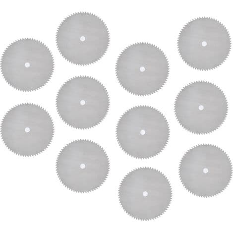 10 rustfrie 32 mm kappeskiver for vinkelsliper, pakke med 10