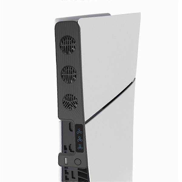 Køleventilator til konsol, bageste køleventilator 9500RPM luftkøler med 3 ventilatorhastigheder til PS Slim konsol køler (A)
