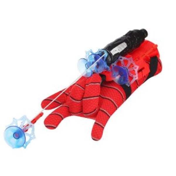 Spider Silk Launcher Spider Hero Man Silke Handsker Sort Teknologi Børnelegetøj Dreng Soft Bullet Gun kan affyres