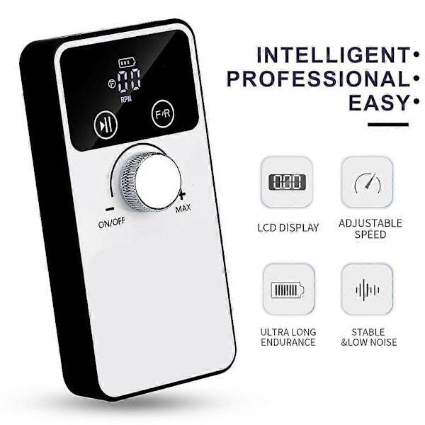 Portabel Elektrisk Nagelborr V5 Professionell Nagel Slipmaskin