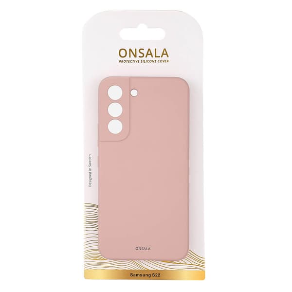 Mobilcover Silikone Sand Pink - Samsung S22