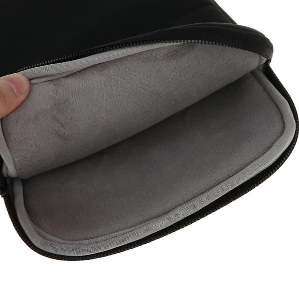 7,9 tommer bærbar tablet taske etui lynlåspose til Ipad sort