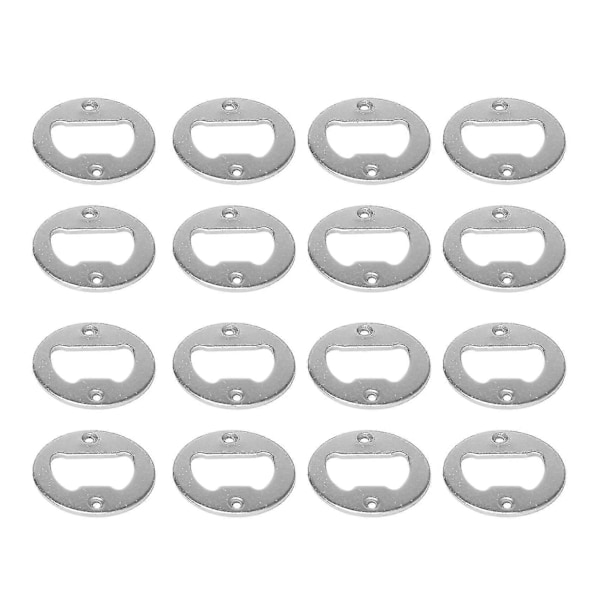 50 Set Flasköppnarinsats, rostfritt stål rund DIY flasköppnare
