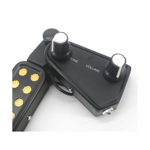 Akustisk Gitar Sound Hole Pickup Folk Klassisk Gitar Pickup Justerbar Volum Tone Uten Åpne Hull