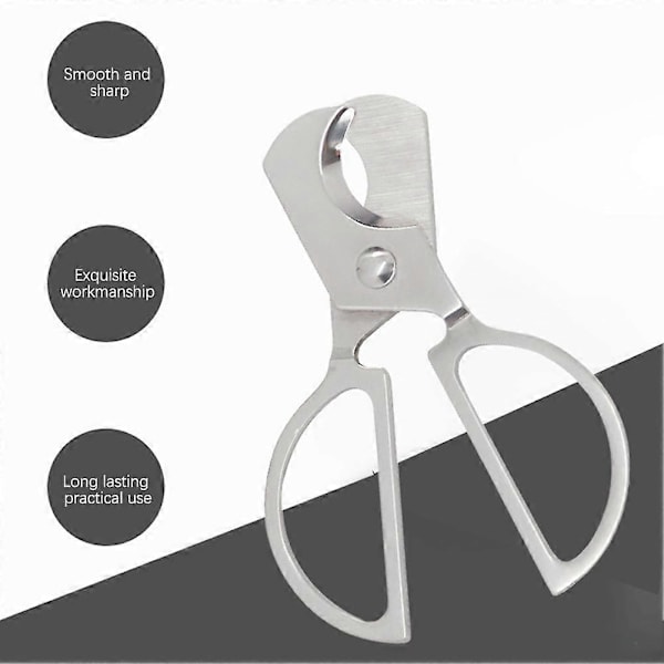 Cigar Cutter Saks Ergonomisk Ultraskarp Guillotinesaks til Alle Størrelser af Vitaminer Medicin