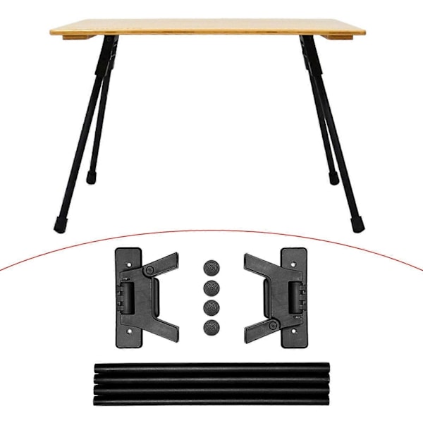 4 st Fällbara bordsben DIY för mini datorbord campingbord vardagsrum