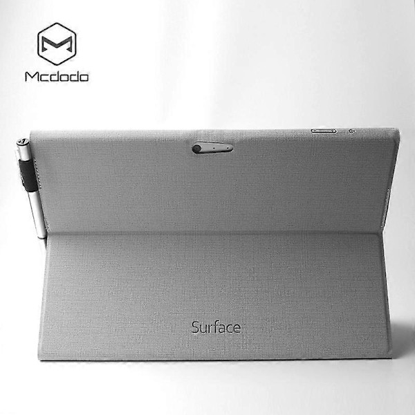 MCDODO Tablet Fodral för Microsoft/Surface Pro 7 Lättviktigt Skyddande Fodral Lyxigt PU Fodral