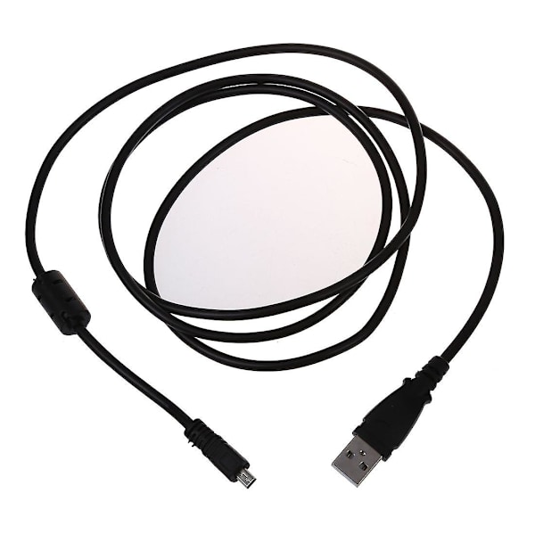 Svart USB 2.0 A til 8-pin Mini B-kabel med ferritt - 1,5 M / 59 tommer for CoolPix P90