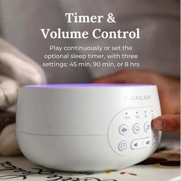 2025 Siste Modell Multi Lyd Hvit Støy Maskin med Nattlys, Sleep Timer, 26 Sooth