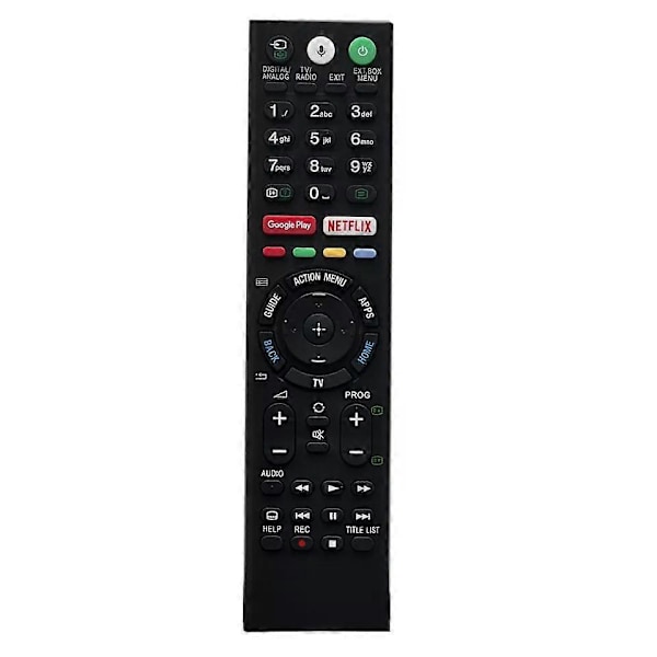 RMF TX310E kompatibel med Sony Voice Bravia TV Fjernbetjening KD 43XF7596 KD 43XF8096