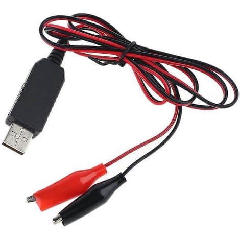 5V USB til 1.2V/2.4V/3.6V/4.8V omformer for AAA/AA batterierstatning - Strømforsyning