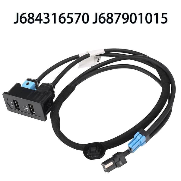 Bil USB Oplader Ledningsnet Stikdåse Til 3 4 2020-2021 J684316570 J687901015 Interface USB Ledningsnet Assy