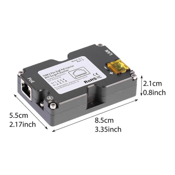 PoE Injector V2 Hög Effekt Gige Passiv Hög Hastighet Pålitlig Ethernet Adapter
