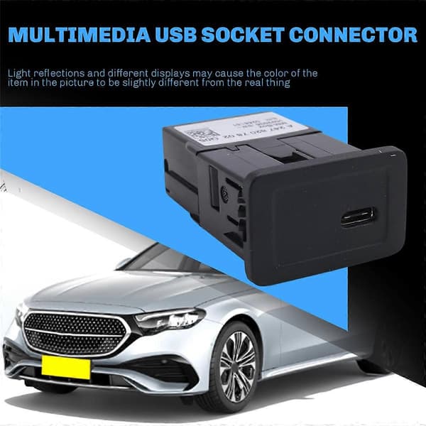 Bil USB Inngang Adapter Audio Radio U-disk Socket Grensesnitt For