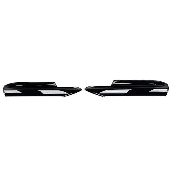 Frontkofanger Læbe Vinkel Diffuser Splitter Spoiler til 3-serie E90 E91 320I 330I 2005-2008, B