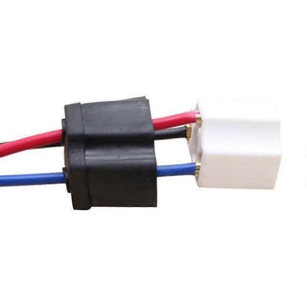 2 stk. H4 9003 frontlykter keramisk ledning bil frontlyspære lampe sele 3 hull base sokkel