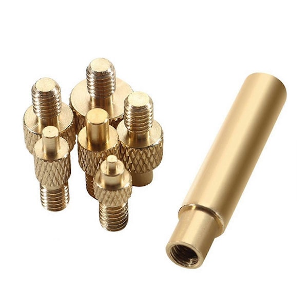 Varme Smelte Innleggsmutter Jernspiss Messing Varm Smelte Innleggsmutter Innebygd Sett M2-M8 Varme Innsettingsverktøy 3D-skriverdeler EU-plugg