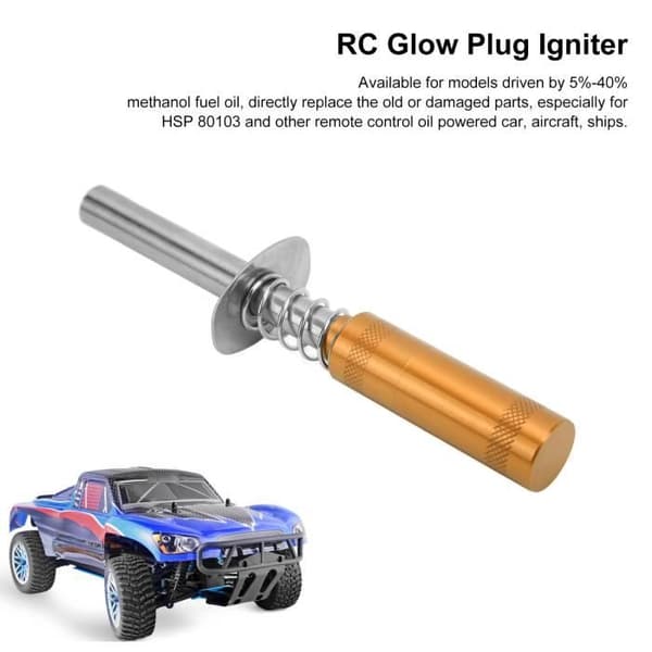 Fjernkontroll startsett RC motorstarter med glødepluggtenner