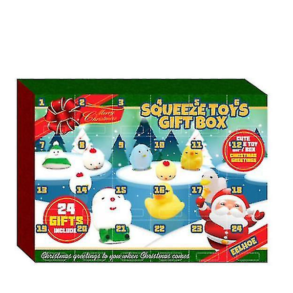 Advent Calendar 2024 Blind Box Advent Calendar With 24 Rocks Rocks Storage Gift Box Educational Xmas