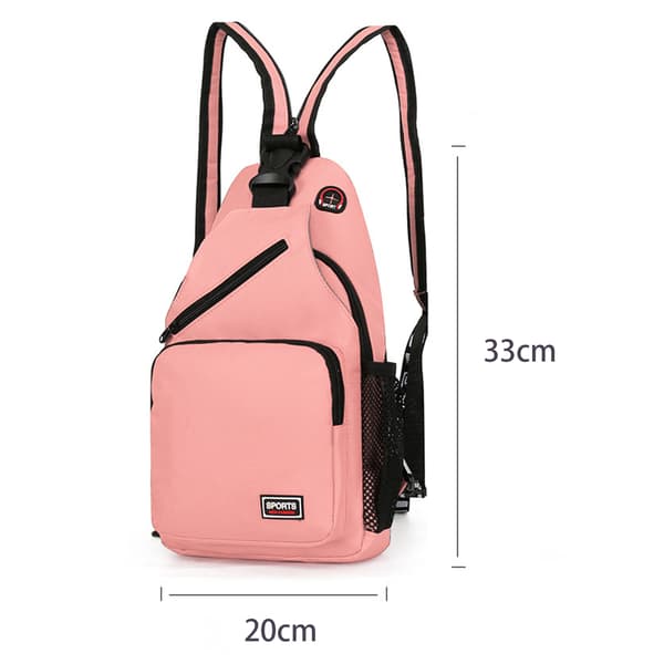 Multifunksjonell crossbody-veske ryggsekk Rosa