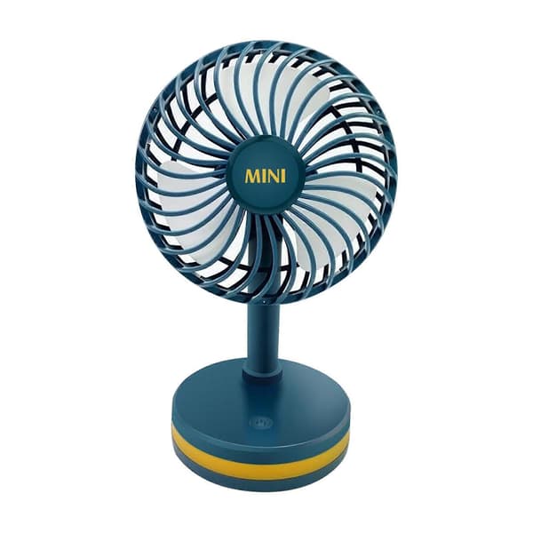 Bærbar Mini Ventilator Bordventilator Håndholdt Ventilator Med LED USB Genopladelig Bordventilator - FARVE: DB