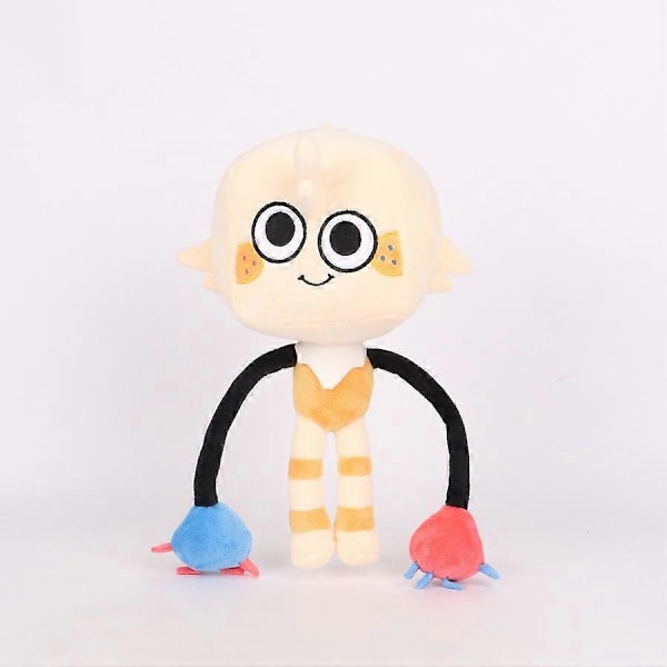 Dandy's World Plysch Söta Dandy World Scrap Fylld Skräckspel Goob Pebble Plushie Mjuk Kudde Docka Kawaii Rum Dekoration Leksak färg: Röd