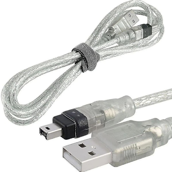 För Mini DV MiniDV USB Datakabel FireWire IEEE 1394 HDV Videokamera för Redigering på PC[HSfF]