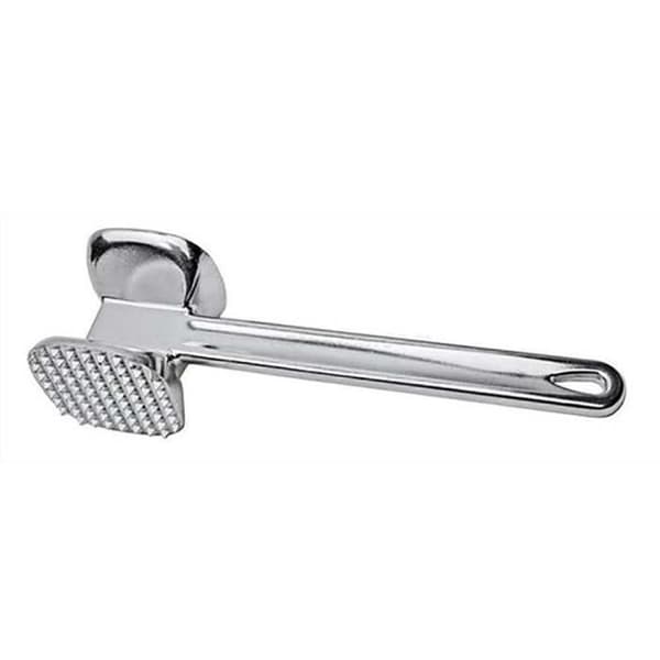 Dobbeltsidet kødhammer - Rustfrit stål - Ergonomisk - 19x4,5 cm