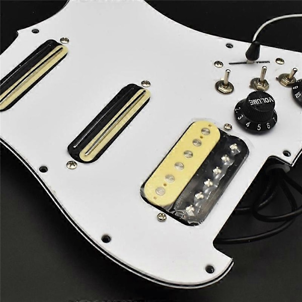 ST Elgitarr Plektrumskydd Pickup Koppling Laddad Förkopplad Plektrumskydd Gitarr Plektrumskydd Scratchplate P